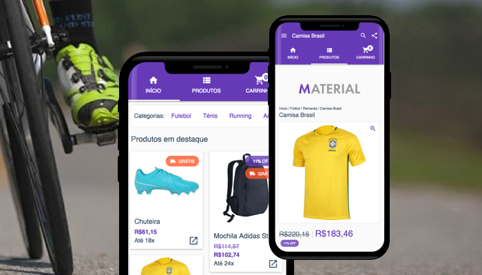 Material: excelente performance em smartphones Material: excelente performance em smartphones